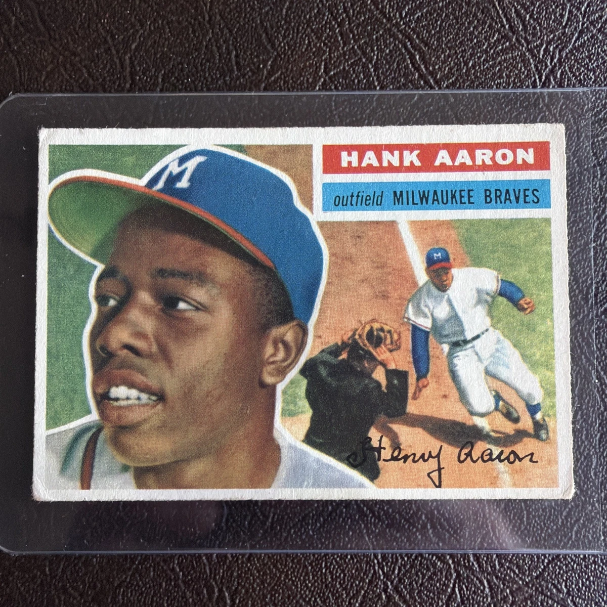 Topps Hank Aaron Baseball Sports Trading Card Singles for sale | eBay