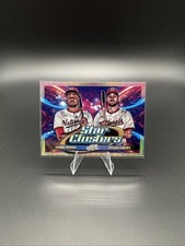 2025 Topps Cosmic Chrome James Wood/Dylan Crews Star Clusters RC Nationals