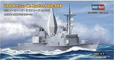 HobbyBoss USS A.W.Radford DD-968 - Plastic Model Military Ship - 1/1250 Scale