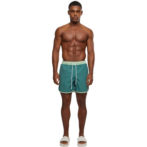 Retro Swimshorts Badehose UrbanClassics Bade Short Freizeit Strand Hose Bermuda - Picture 67 of 163