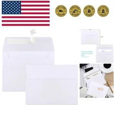 70 Packs Invitation Envelopes, A2 Envelopes White, Postcard Envelope, Envelop...