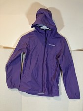 Columbia Rain Jacket Youth 14/16 Light Purple