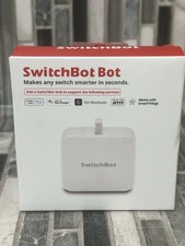 SwitchBot Bot Smart Switch Button Pusher App Bluetooth OPEN BOX Small Portable