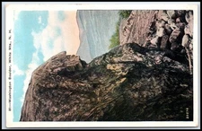 Postcard 89: Washington Boulder, White Mts., N. H.20574  NH N85