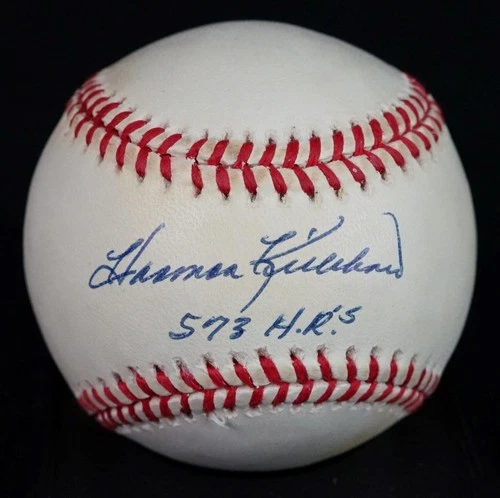 Harmon Killebrew Signed Inscribed "573 HR's" Rawlings OAL Baseball AUTO JSA COA