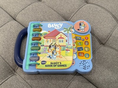 Blueys Book of Games Play Taxi, Hotel, Zoo, Claw Over 400+ Sound & Phrases Vtech