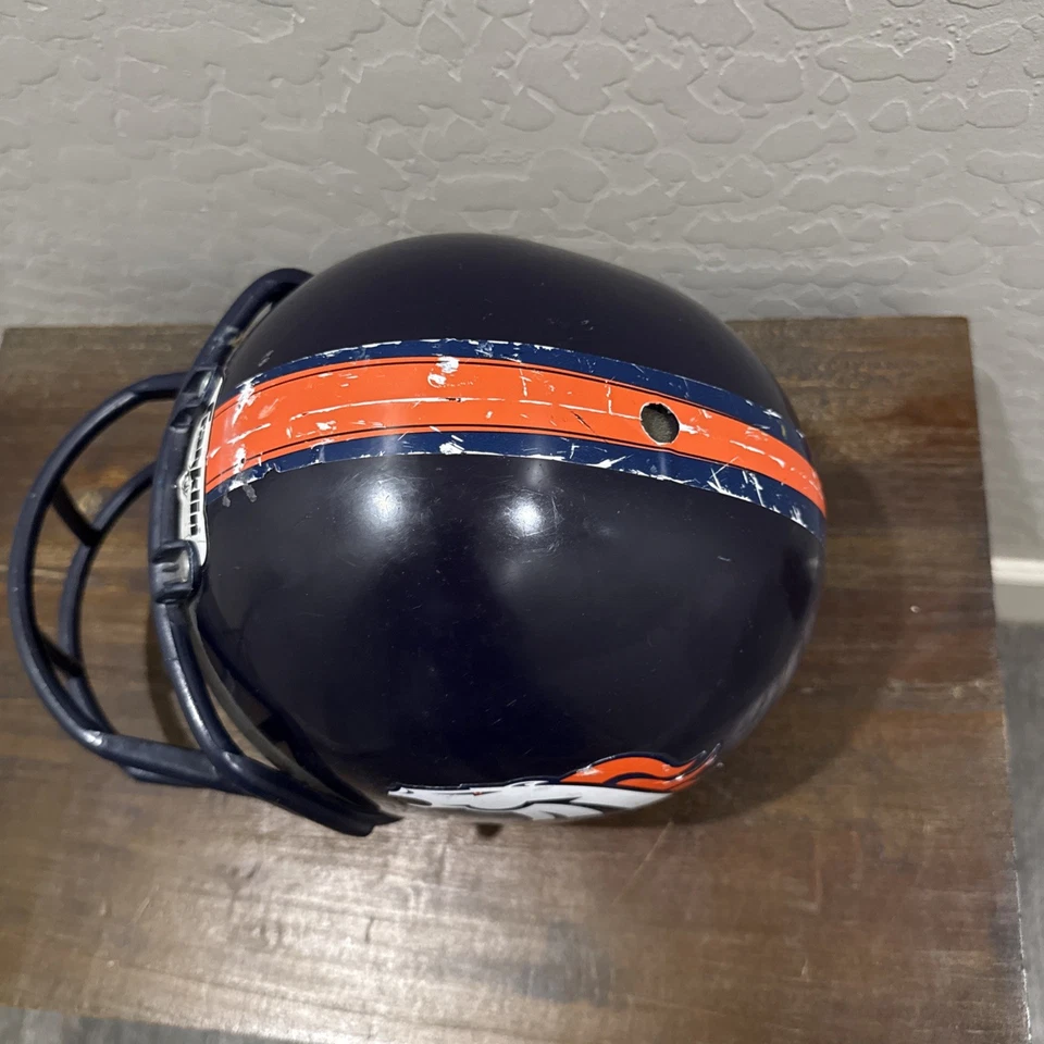 Ретро NFL Franklin Denver Broncos футбольный шлем молодежи не для контактной игры - Изображение 2 из 4