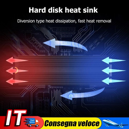 Solid State Hard Drive NVME Heat Sink Cooler Aluminum for Desktop M.2 SSD 2280