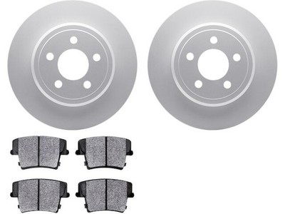 For 2009-2015 Audi TT Quattro Brake Pad and Rotor Kit Dynamic Friction 69733GMHS