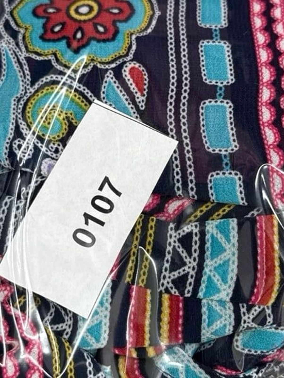 NY&CO Multicolor multi Pattern Halter Sleeveless … - image 6