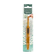 Clover Soft Touch Crochet Hook Size 7 4.5mm Ergonomic Soft Handle Grip