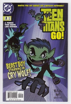 DC Comics TEEN TITANS GO! Vol.I #2 Cartoon Network 2004  Beast Boy