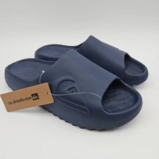 Quiksilver Men's Size 13 Slides Blue Cloudbreak Cloud Break Sandals Shoes New