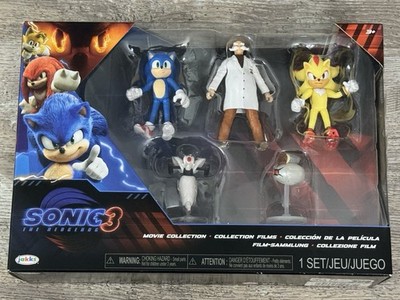 Sonic The Hedgehog 3 Set Of 5 (2.5'') Action Figures NIB Sonic~Super Shadow~Jakks