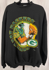 Vintage 90's Green Bay Packers Logo 7 Crewneck Sweatshirt Adult XL NFL Football