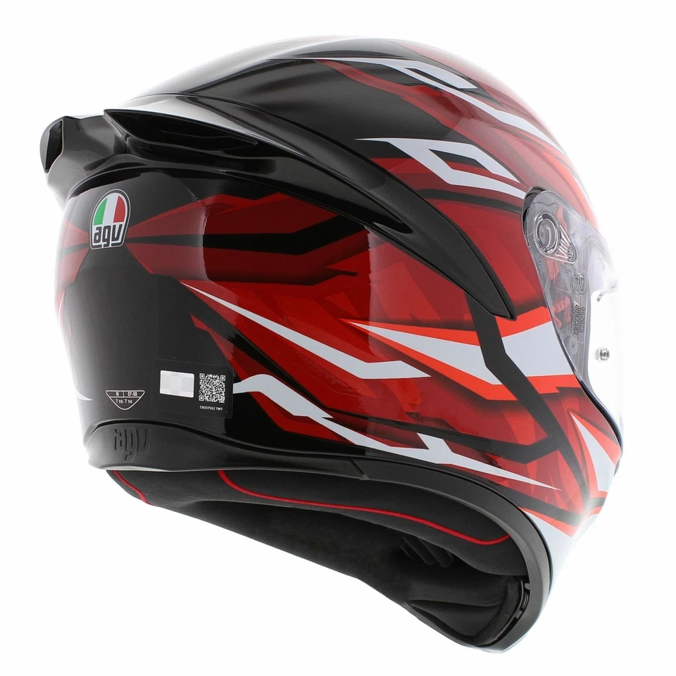 AGV K1 S casco León negro brillante rojo - tamaño XXL - Imagen 3 de 4