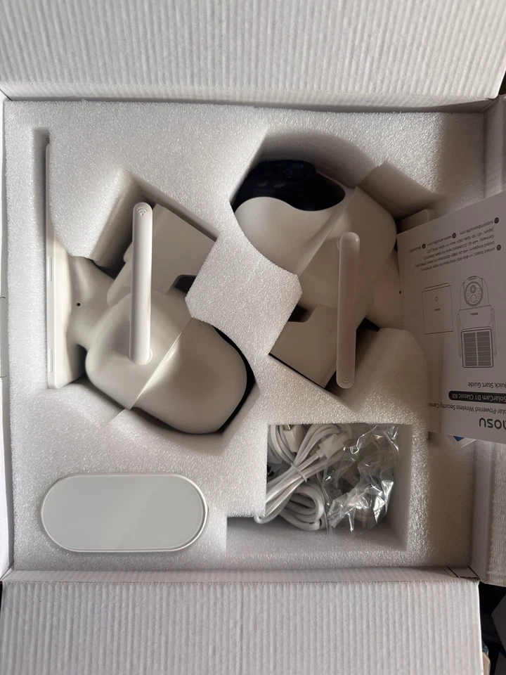 AOSU Security Cameras Outdoor Wireless, 2 Cam-Kit, Solar-Powered - Image 2 of 3