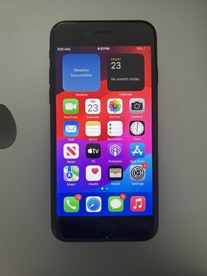 Apple iPhone SE (3rd Generation) Unlocked, 128GB, Midnight Black