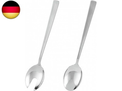 RÖSLE Salatbesteck VS 600, Hochwertige Salatschöpfer aus Edelstahl 18/10 zum S