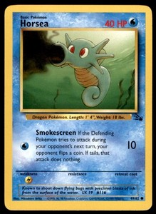 Horsea 49/62 Fossil Common Unlimited - Pokemon TCG