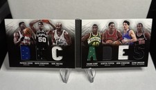 🔥2013-2014 Preferred Decades Game Worn Patch Booklet /99 MALONE/STOCKTON/PIPPEN