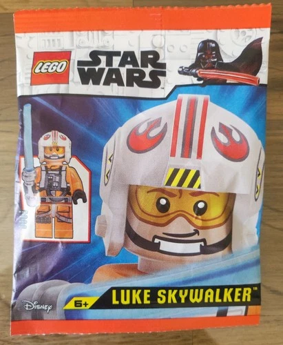 LEGO STAR WARS 912507 THE JEDI PILOT LUKE SKYWALKER POLYBAG FOIL FIGURE
