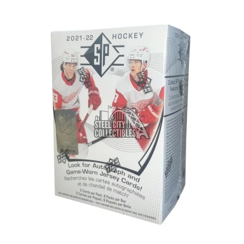 2021-22 Upper Deck SP Hockey 8-Pack Blaster Box