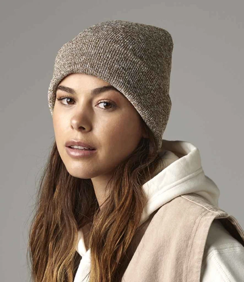 Bonnet Cuffé Original - Beechfield Doublé En Acrylique Doux Chaleureux Tricoté - Photo 4/4