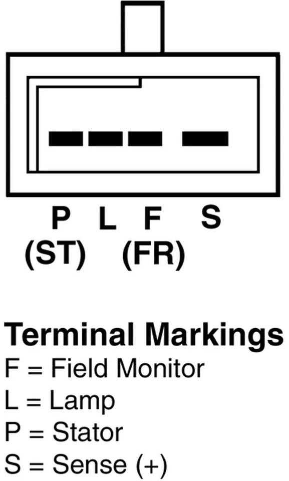 Генератор переменного тока BBB Industries 8226 для 98–99 Cadillac DeVille Eldorado - Изображение 3 из 4