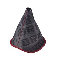 Universal Shift Boot Cover,Fabric Shifter Manual/Auto Shift Knob Boot Gray