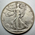 1938-D  WALKING LIBERTY HALF DOLLAR  XF   KEY DATE #1328