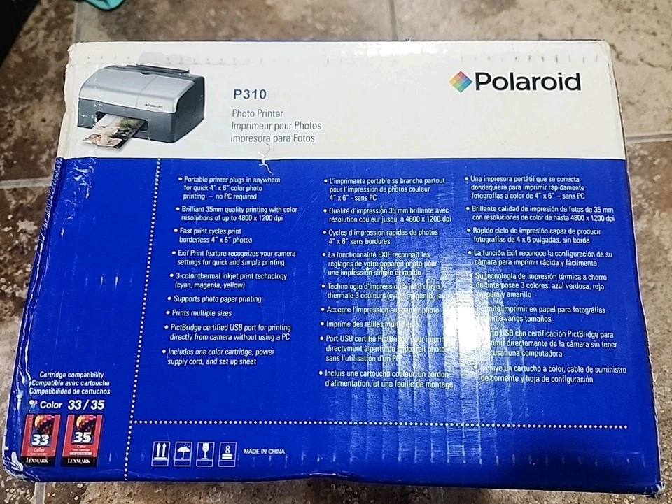 Polaroid P310 Digital Photo Thermal Printer  - Image 2 of 4