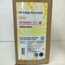 *Sealed in OB* HP 2-Bottle Indigo ElectroInk Yellow Concentrated Q4210D