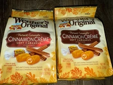 Werther's Original Soft Caramels Cinnamon Creme 2-Bags 7.4 oz. ~ Expires 4/30/26