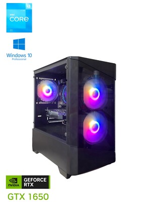 NVIDIA GTX 1650 Gaming PC Intel i3 12th gen CPU 16GB DDR4