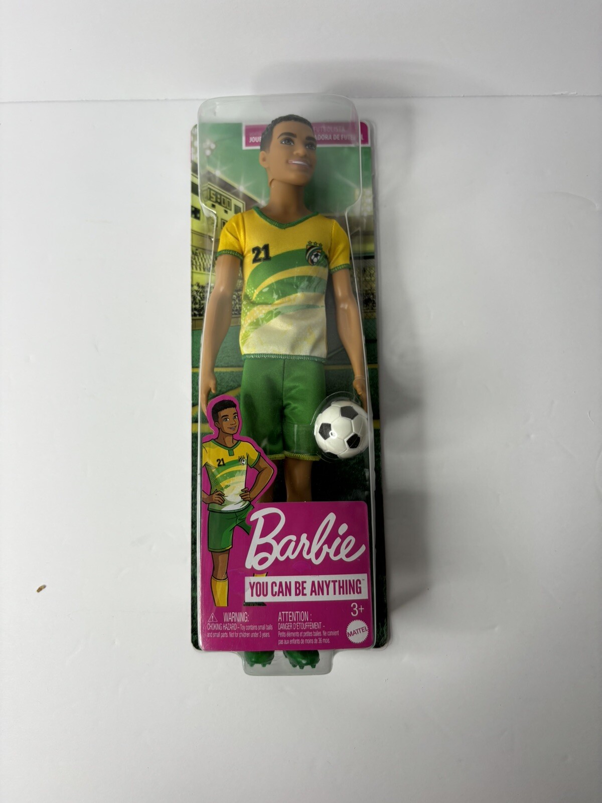 Mattel 2021 Soccer Player Ken You Can Be Anything New In Box