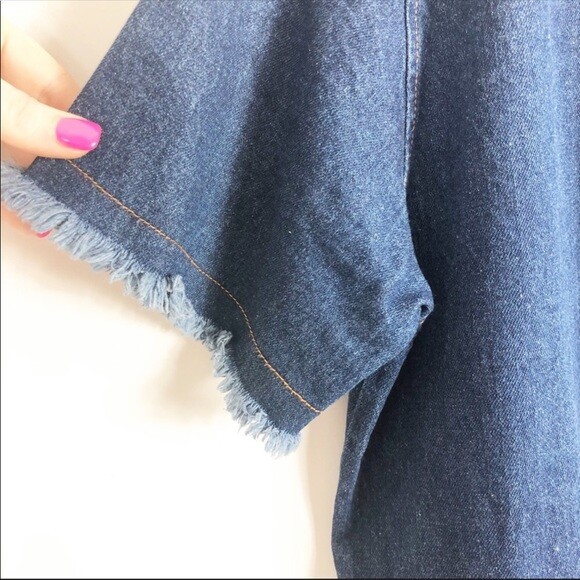Robe Denim ASTR à Lacets - Taille L - Bleue - Occasion Très Bon état (sans Défaut)