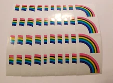 Mrs. Grossman's Stickers Lot of 10 Strips ~Rainbows~ Scrapbooking READ