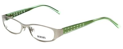 Versus by Versace Designer Reading Glasses 7080-1000 Silver/Green 49mm