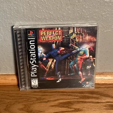 Perfect Weapon (Sony PlayStation 1, 1996) Complete With Manual Used