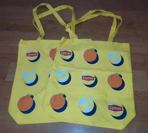 2x McDonald's McDonalds Lipton Ice Tea Stoffbeutel Tasche NEU
