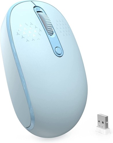 Portable Ergonomic Wireless Mouse Quiet Plug and Play Lightweight +USB Receiver - 第 1/25 張圖片