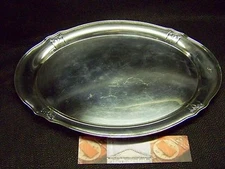GORHAM SILVER LARGE OBLONG 1926 WAITIER SALVER SERVING TRAY  - VIEW ALL OUR LOTS