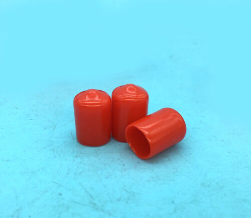 200PCS Φ 10mm Red TNC female Plastic covers Dust cap Red Protection cover - Afbeelding 1 van 2