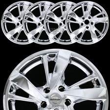 4 Fits Nissan Altima 2013-2017 Chrome 17 Wheel Skins Hub Caps Alloy Rim Covers