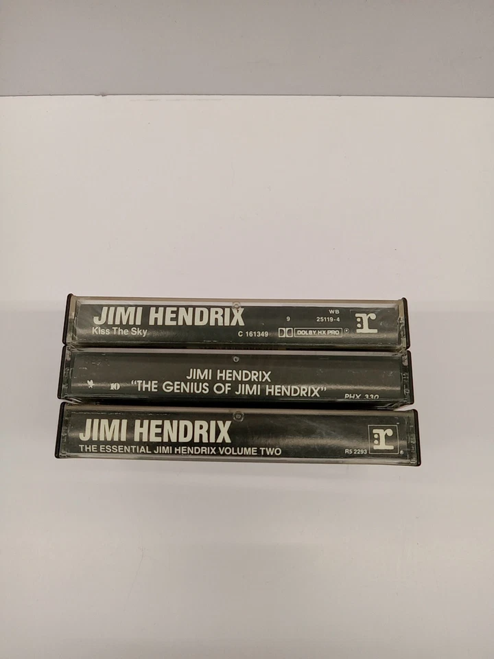 Jimi Hendrix Cassette Tape Lot (3) Hits/Kiss The Sky/The Genius Of Jimi/The RARE - Image 2 of 4