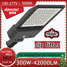 300W Commercial LED Parking Lot Light Shoebox Outdoor Street Area Light Fixtures