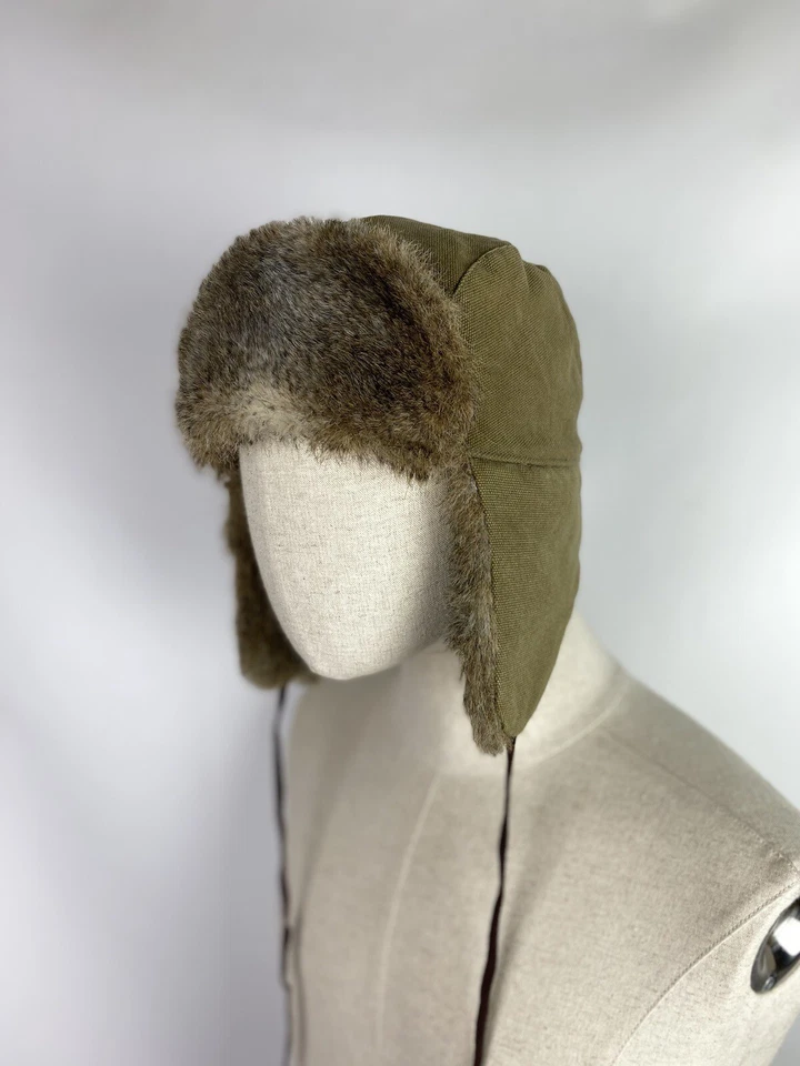 Sombrero de piel de trampero Ushanka estilo japonés Gant talla L/Xl Foto 3 de 4