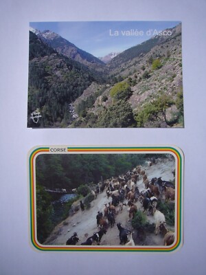 Postcards La vallee d`Asco, Corsica