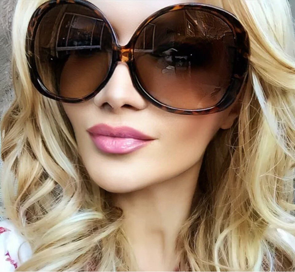 Plaza vintage circular USA made brown tortoise oversized fashion sunglasses J6198_TS_grande.jpg?v=1762201323 main image 2